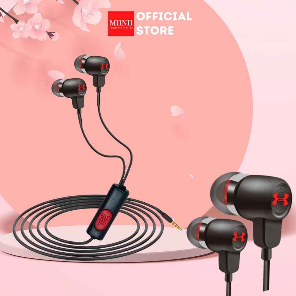 MIINII Headset/Handsfree PM-02 Stereo Hi-Res Super Bass+Mic