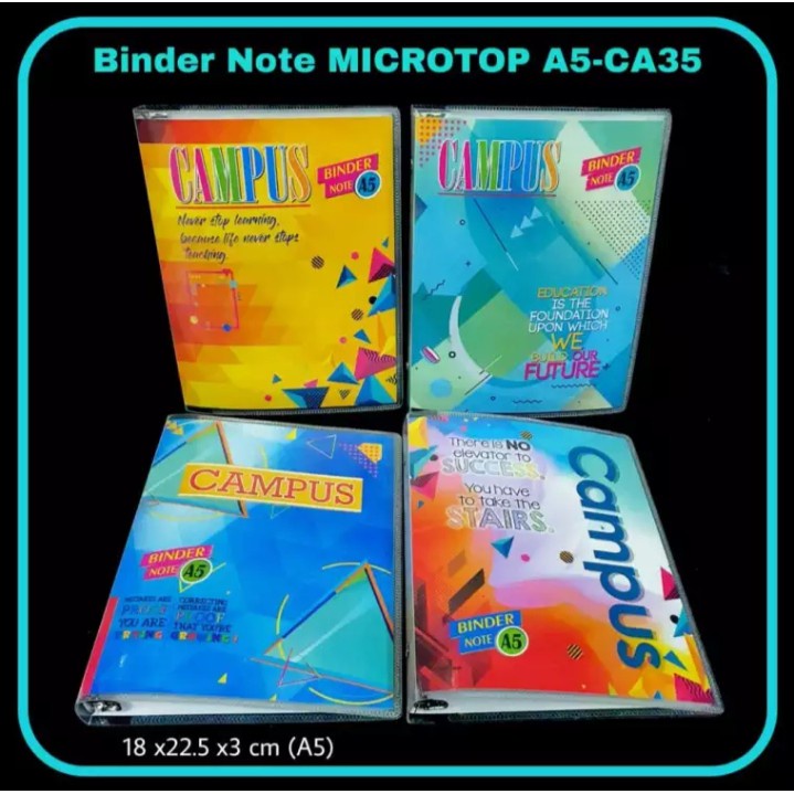 

AS888 - Map Binder / Binder Note Campus University College Ukuran A5