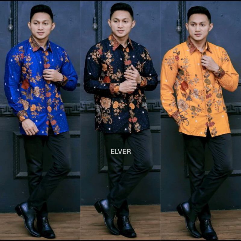 KEMEJA BATIK PRIA LENGAN PANJANG MODERN EXLCUSIVE