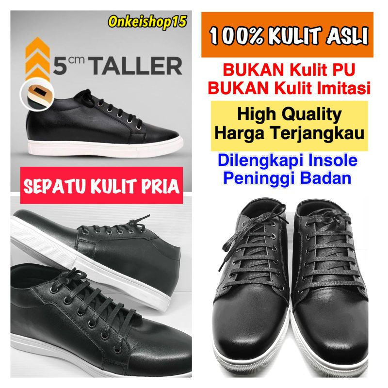 Sepatu Kulit Pria / Sepatu Kulit Pria Casual / Sepatu Kasual Pria / Sepatu Kulit Asli Pria / Sepatu 