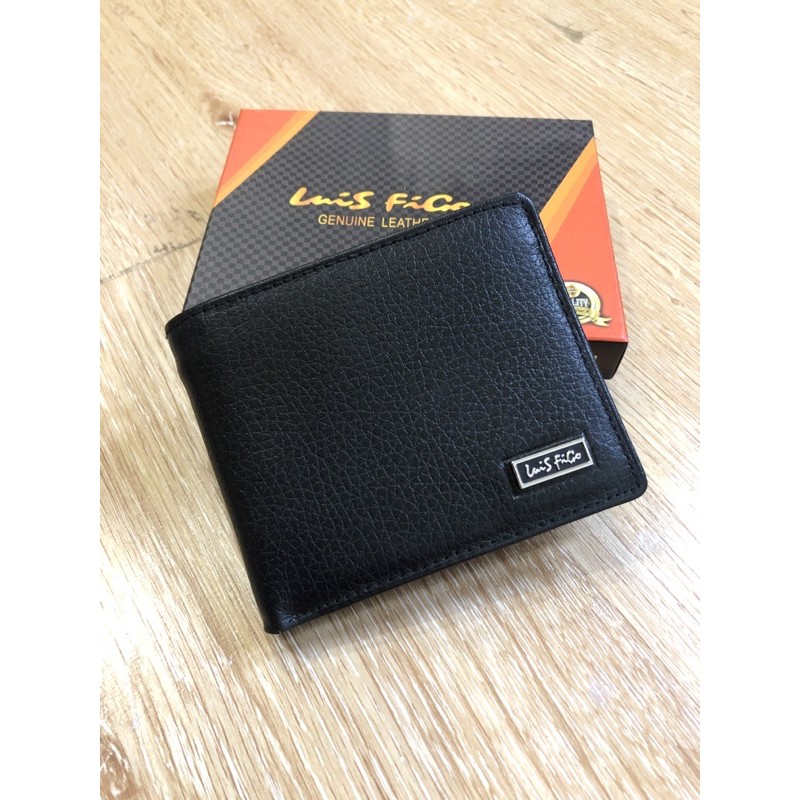 DOMPET KULIT ASLI DOMPET PRIA KULIT ASLI DOMPET KULIT MURAH MERIAH LUIS FIGO DOMPET LOGO KULIT