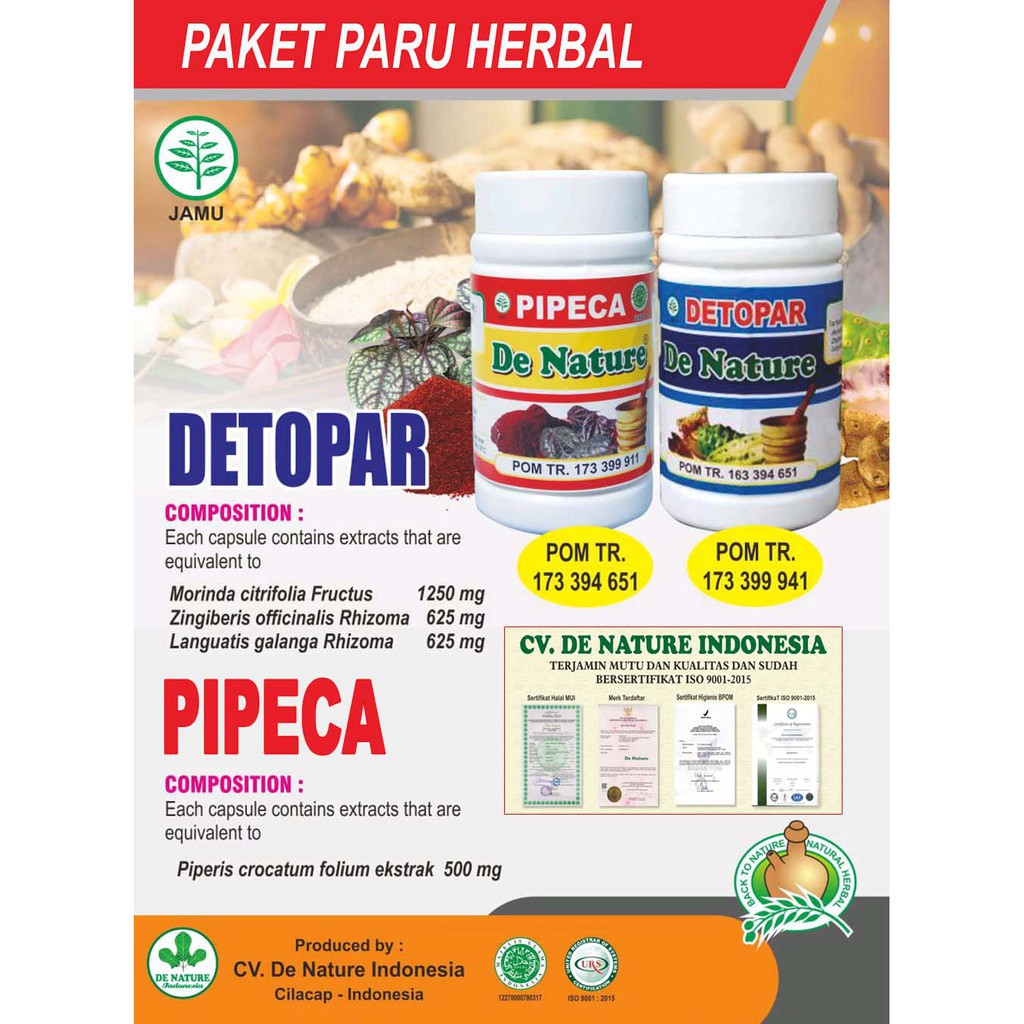 Obat Herba Detox Paru, TBC, Dan Semua Jenis Batuk Paling Ampuh&MUjarab