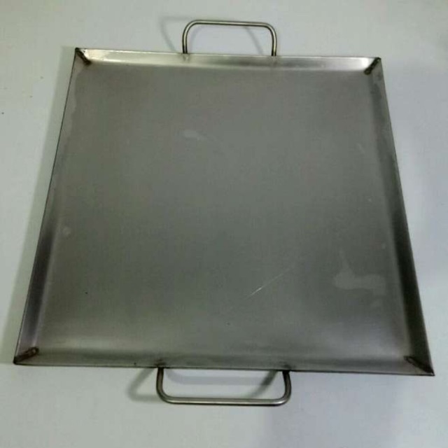 Wajan Roti Bakar Wajan Sosis Bakar Wajan Kebab 30x30 Cm Stainless Steel