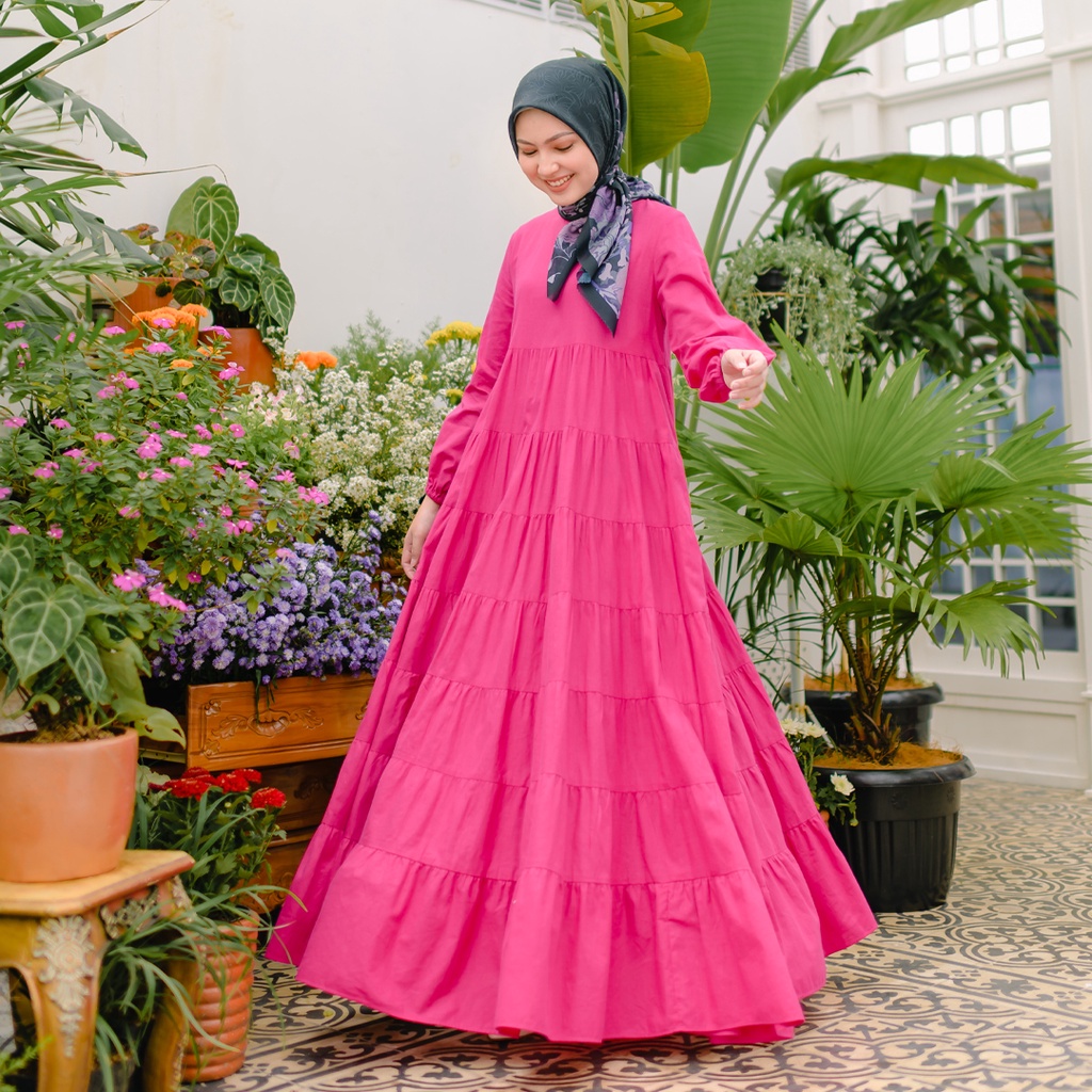 HijabChic Finna Fuschia Dress