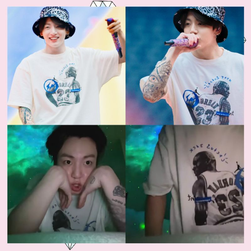 KAOS JORDAN JUNGKOOK BTS TSHIRT