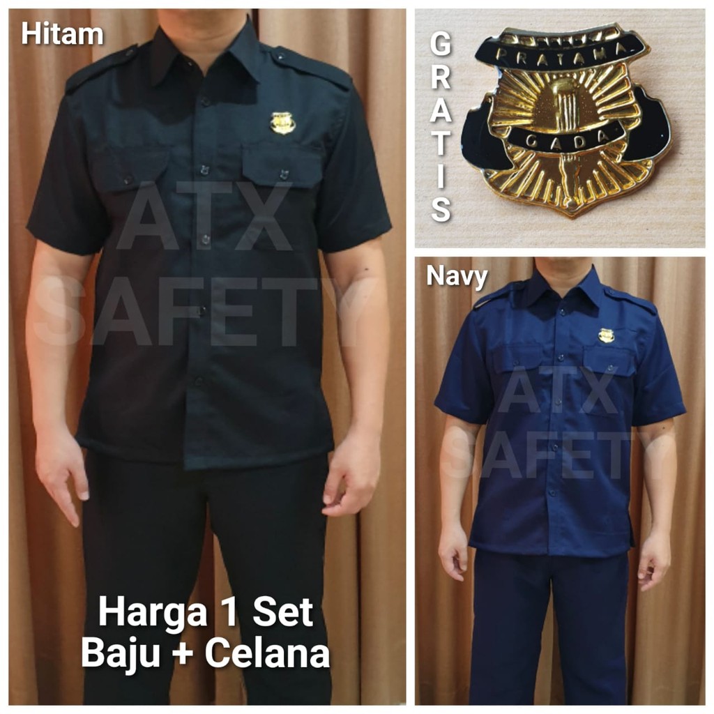 Baju Security Seragam Security Setelan Safari Baju Supir ATX