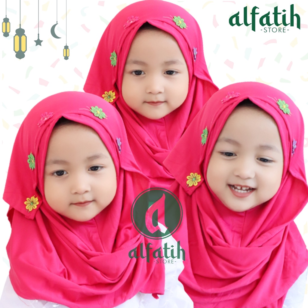 ALFATIH STORE / JILBAB ANAK PASTAN RENDA MELATI/ Jilbab Murah / HIJAB ANAK / HIJAB BAYI KERUDUNG COD / Kerudung Anak Jilbab Hijab Anak Bayi Perempuan / pastan baby / hijab anak / Jilbab Anak bayi Usia 0-3 Tahun Bahan Jersey Premium Nyaman Di Pakai