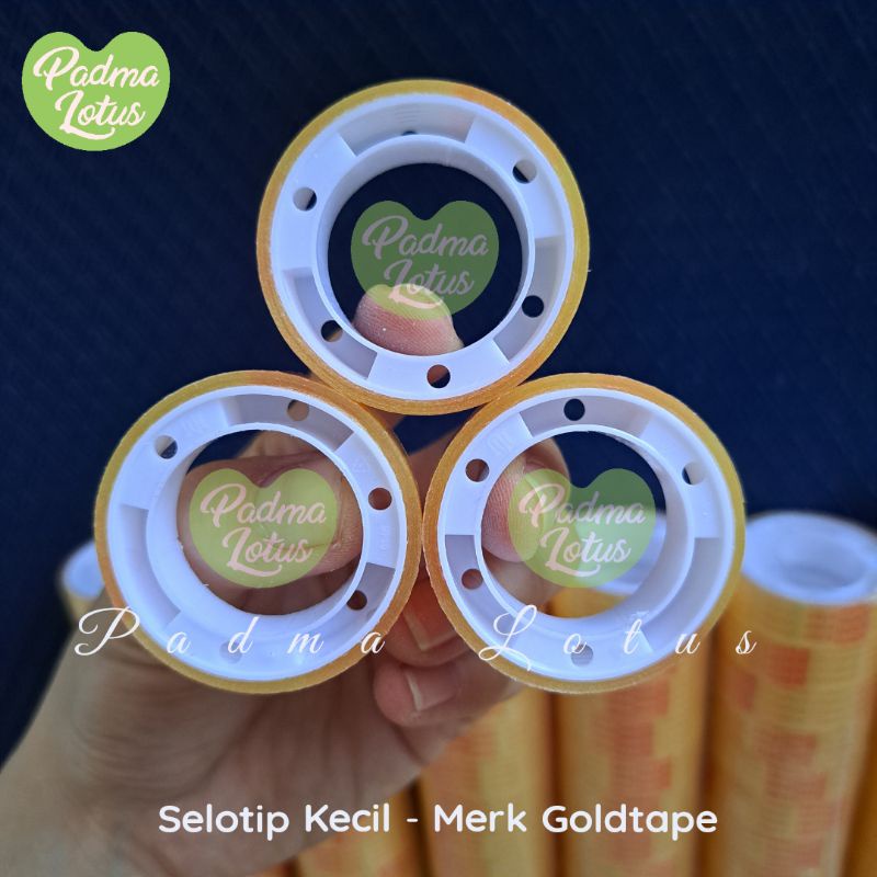 Selotip kecil bening 1/2 inch 12mm