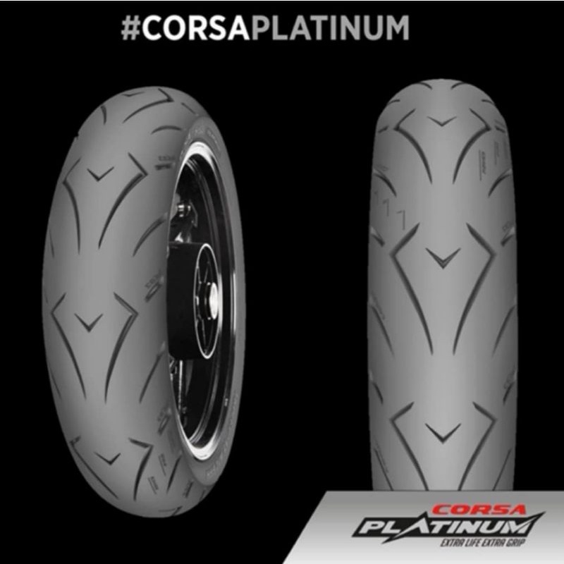 Paket Ban Corsa R93 120/60-17 150/60-17 platinum R15 CBR150 GSX150