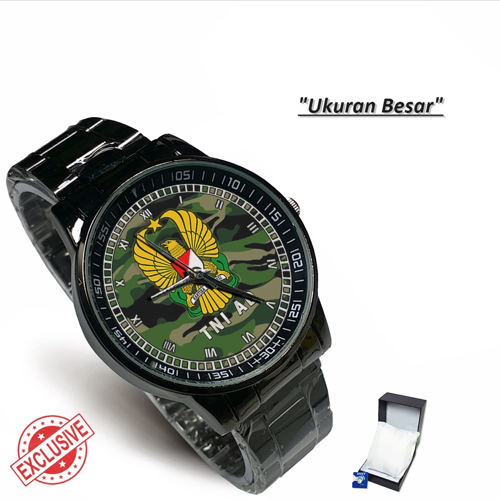 Jam Tangan Rantai Couple TNI ANGKATAN DARAT - 2 (Limited Edition)