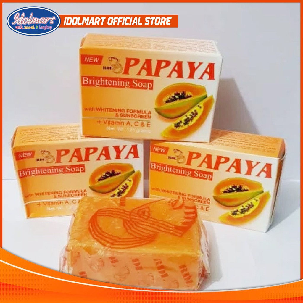 IDOLAKU Sabun RDL Pepaya 135 gr Buy 3 Get 1