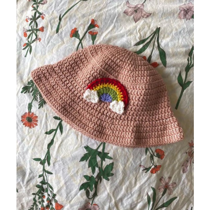 bucket hat / topi rajut / topi rajut anak / topi anak / topi dewasa / topi rajut handmade
