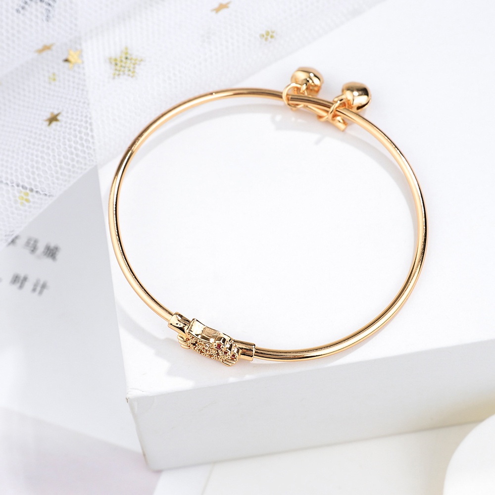 COD Set perhiasan anak Kalung titanium gelang hellokitty lapis emas  fashion cincin anting asesoris wanita murah D471