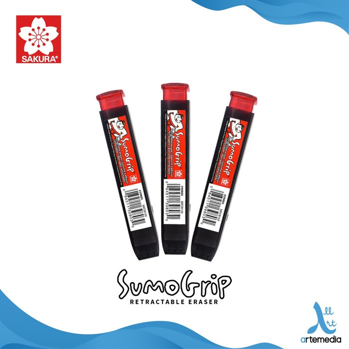 

Spesial Sakura Sumogrip Retractable Eraser Black Terlaris