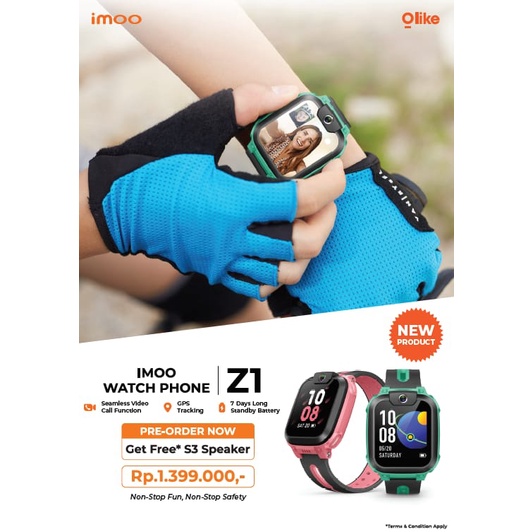 IMOO Watch Z1 Smartwatch  2MP HD Camera