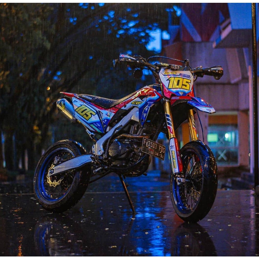 

DECAL CRF HOLOGRAM BISA PAKE NO&NAMA / BISA BAYAR DITEMPAT