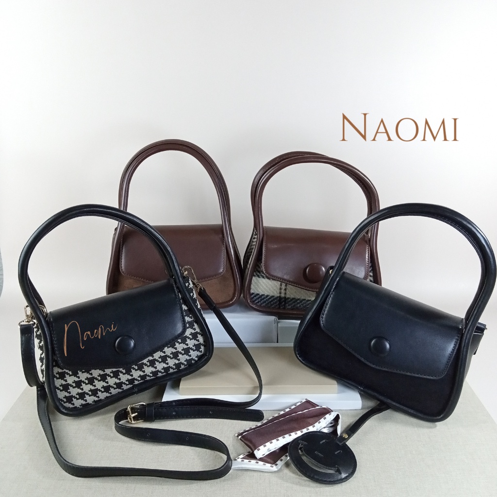 NAOMI - Anabella Sling Bag - Tas Import Wanita - Hand Bag Beludru - Tas Daily / Tas Harian - Tas Cantik - Fashion Bag - Tas Kuliah - Tas Mejeng Wanita OOTD - tas naomi - naomi bag