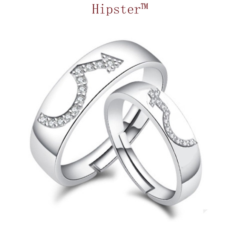 Trendy Korean Fashion Simple Couple Adjustable Ring