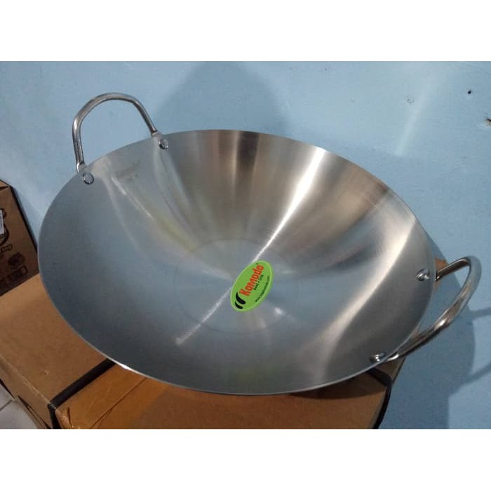Wajan Stainless / Wok Stainless / Penggorengan Stainless