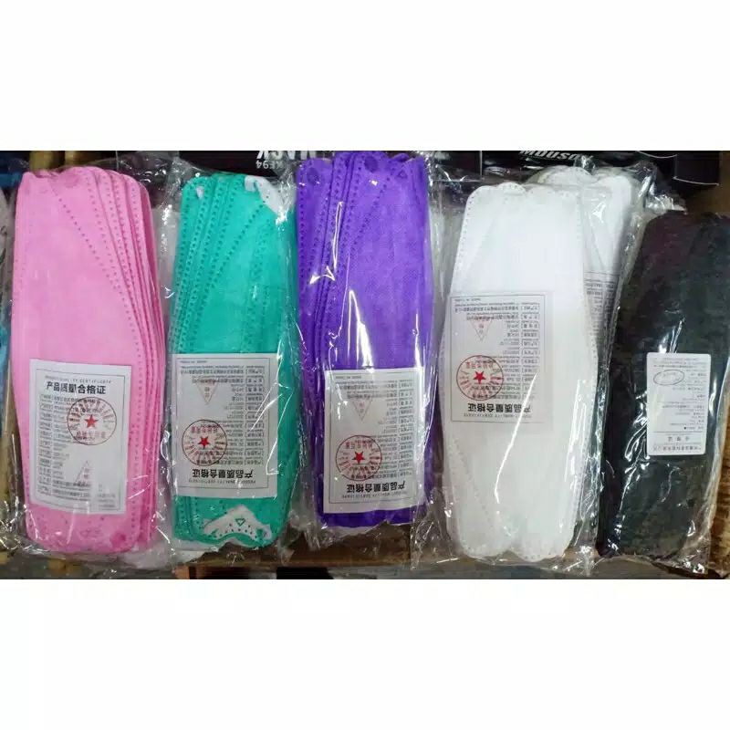 Masker KF94 1 BOX ISI 10 MASKER ARTIS WARNA