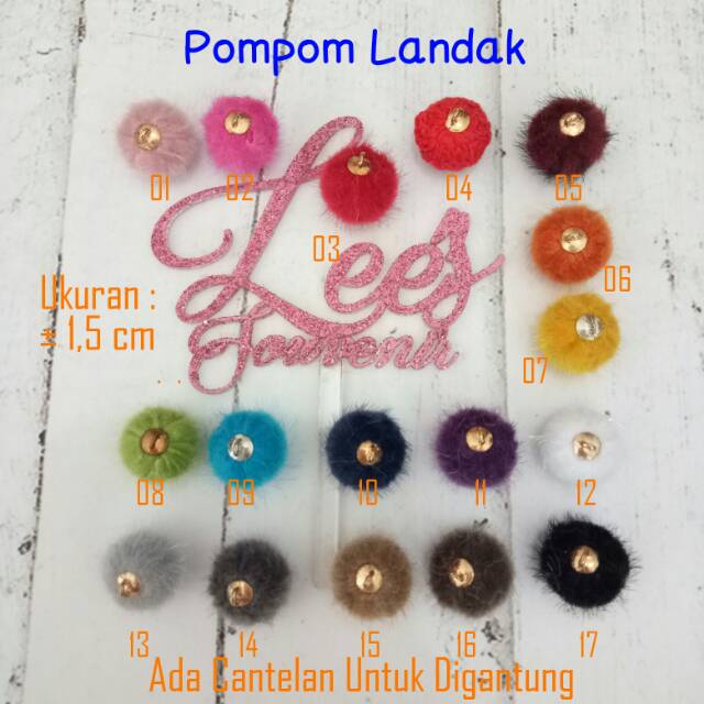 Pompom Bulu / Pompom Landak