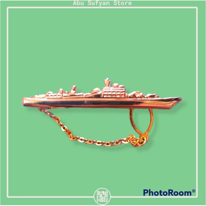 Penjepit Dasi Jepitan Dasi Motif Warna Gold Emas Murah