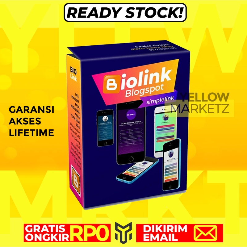 BIOLINKSPOT Template BioLink Blogger Blogspot