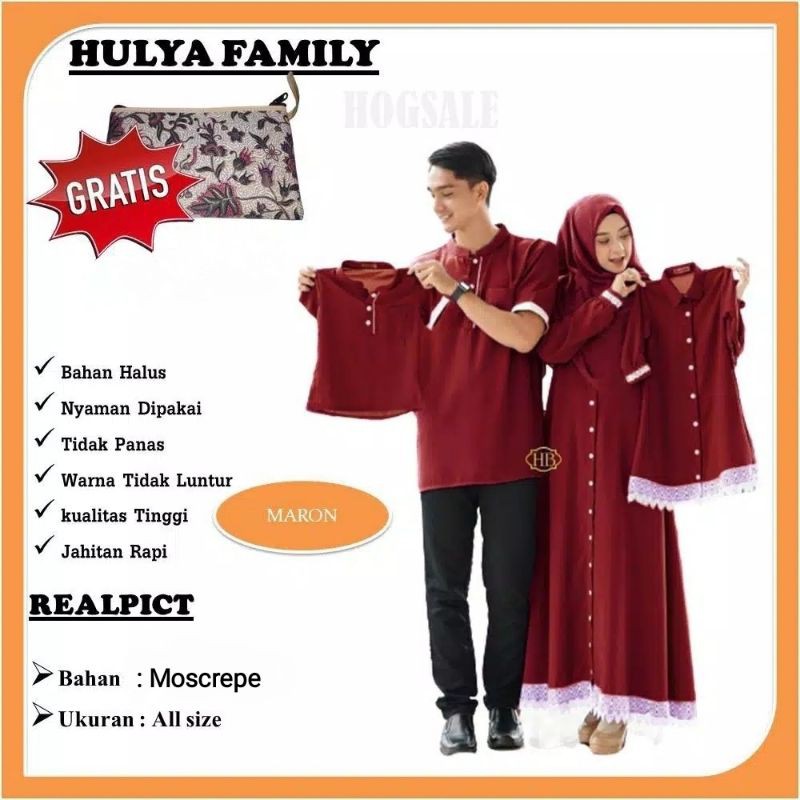 COUPLE KELUARGA HULYA MURAH/BAJU FAMILY MURAH/ COUPLE KELUARGA HULYA FAMILY SET/BAJU COUPLE KELUARGA