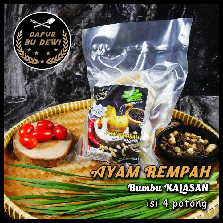

Dapur Bu Dewi - Ayam Rempah Bumbu Kalasan - 4 Potong