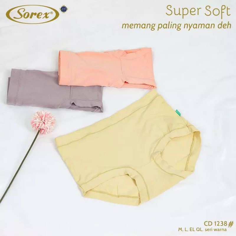 CD Celana Dalam Wanita Sorex 1238 Super Soft / Celana Dalam Sorex / CD Sorex 1238