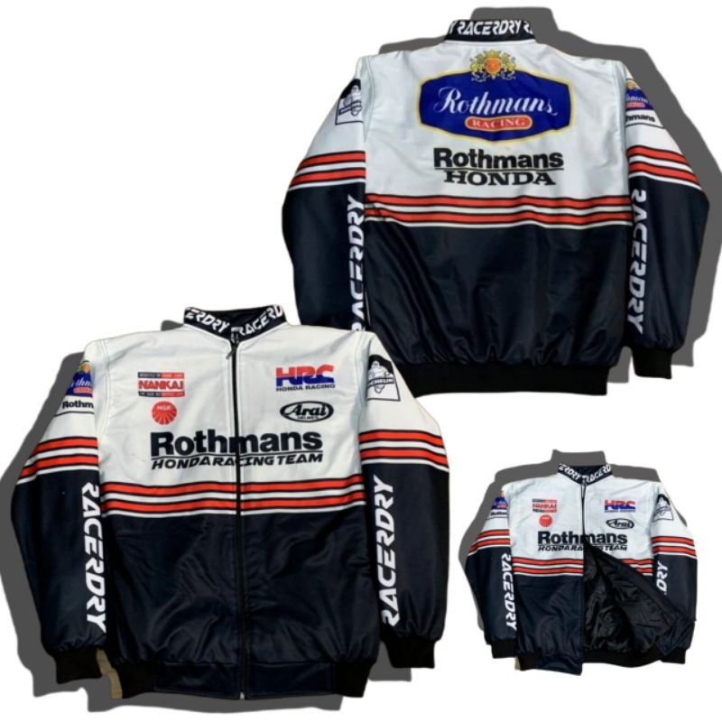 Jaket Motor Sunmori Team Honda Racing Vintage