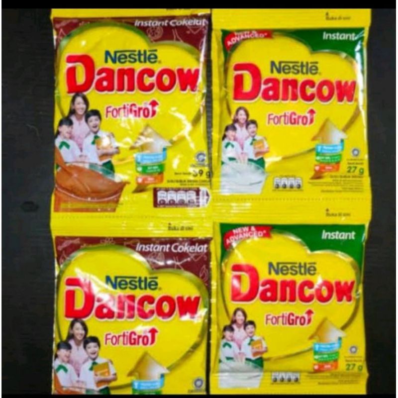 

Dancow Fortigro sachet 27-39gr ( Isi 5 sachet)