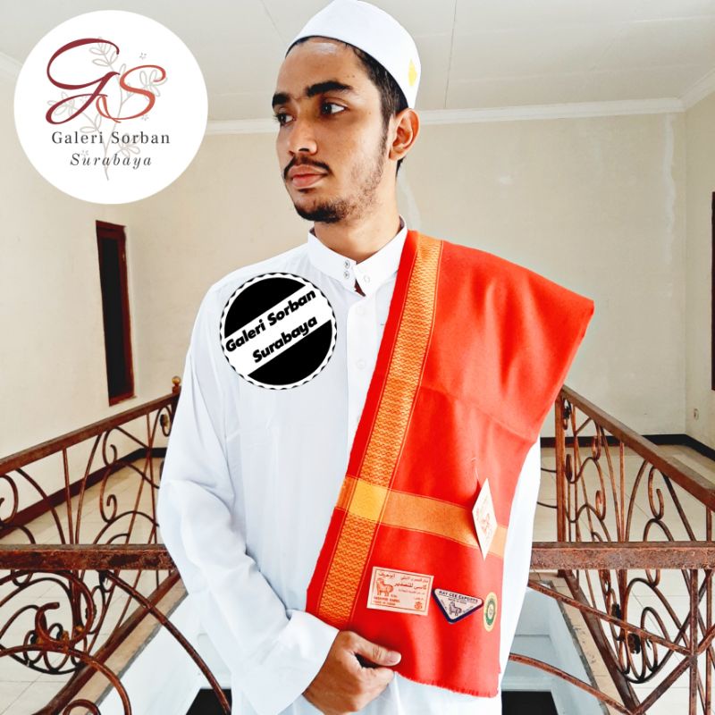 Sorban Merah Kaycee Kashmir