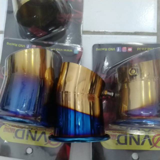 corong knalpot 2tone vnd bakaran universal semua knalpot bercorong