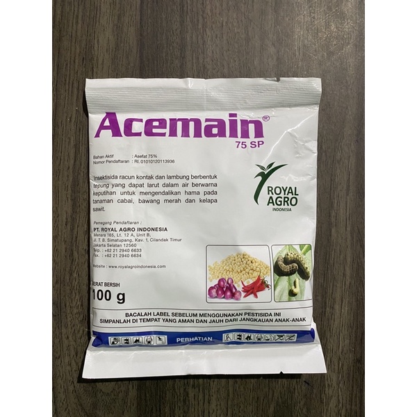 Jual insektisida Acemain 75 sp 100 gram | Shopee Indonesia