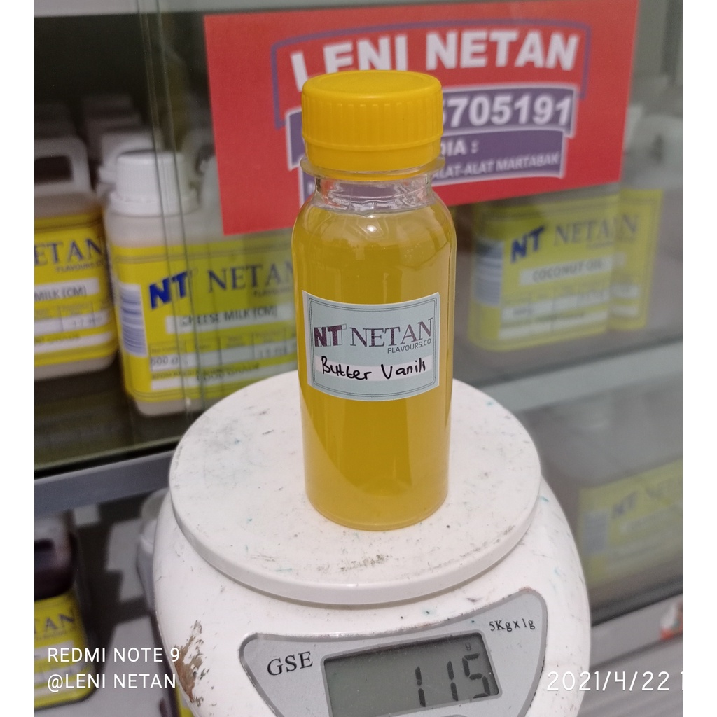 

Netan butter vanili 100 g (vanili+campuran mentega)
