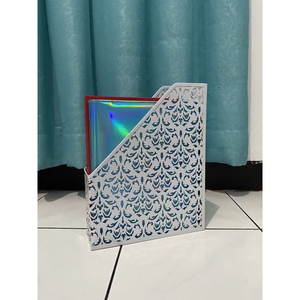 

[SECOND] Rak penyangga buku / tempat penyimpanan buku atau kertas / book shelf holder / book organizer / dekorasi ruang belajar atau kantor