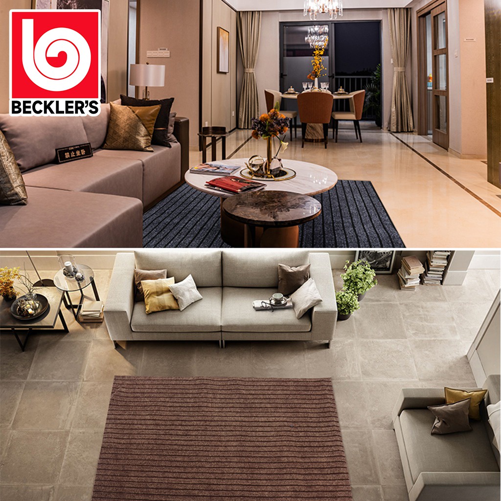 Keset Lantai Premium Motif Garis Bahan Karet PVC 50X120CM Tebal BISA CUSTOM UKURAN