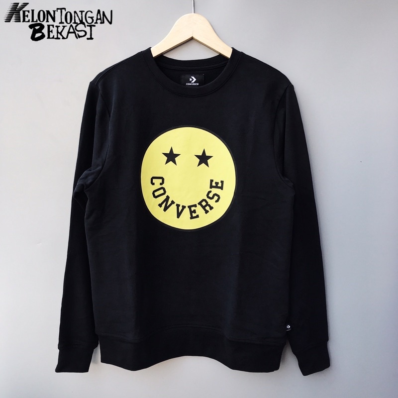 Crewneck Converse Untility Smile Man Original Store Sale not Hoodie Nouva Chevron Nova Smile Globall