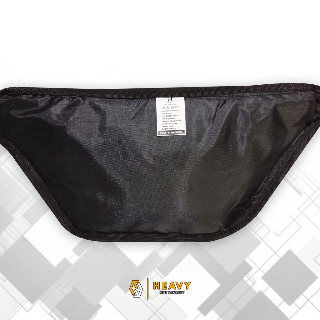 HEAVY - Tas Waistbag Waterproof Heavy Premium Distro | Tas Pinggang Pria Heavy