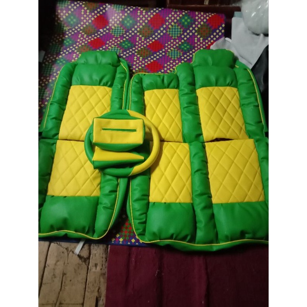 Sarung jok mobil cover jok mobil bungkus jok mobil truk elf macan,Isuzu Elf giga NMR 71 model sofa