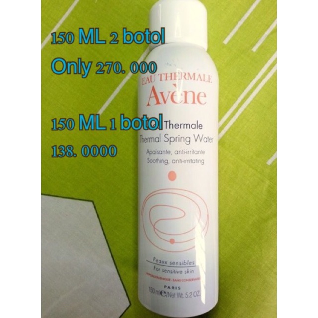 Avene Thermal 150 ML, 300 ML dan 50 ML water spray