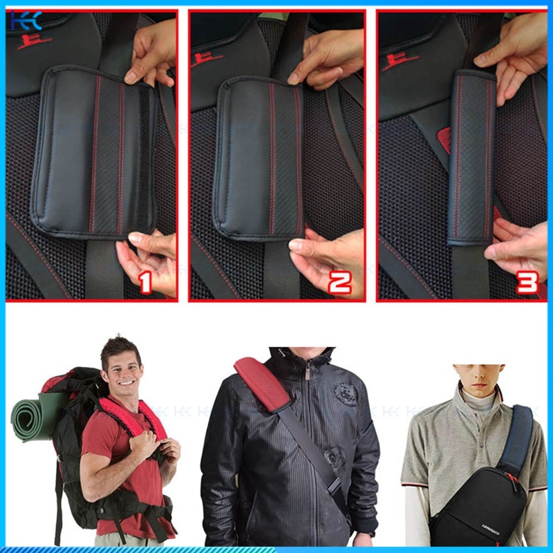 1pc Cover Pelindung Bahu Untuk Sabuk Pengaman Mobil Universal