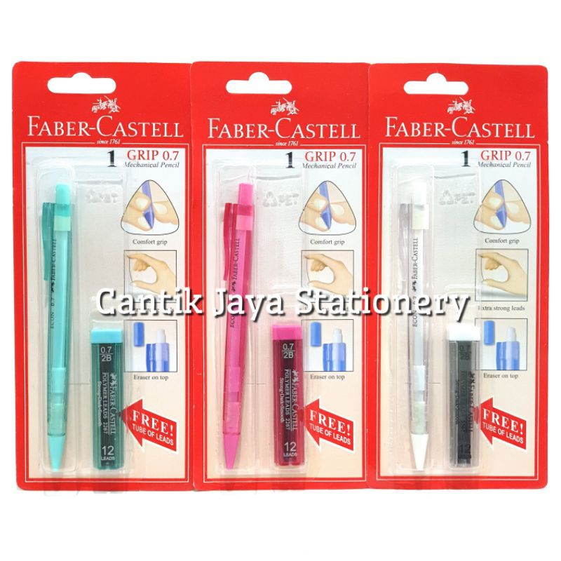 

Pensil Mekanik Faber Castell 0.7 Blister Set