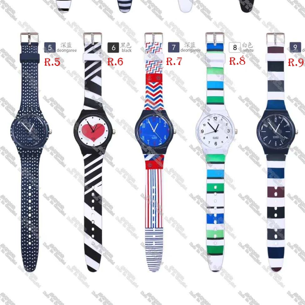 Jam Tangan Wanita Swatch Casual Watch Motif Banyak Warna 18 Model