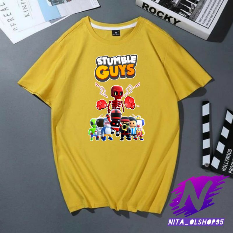 kaos anak baju anak stumble guys bahan premium