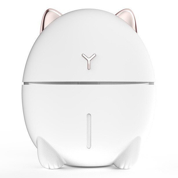 Taffware Dudu Cat Ultrasonic Air Humidifier Aromatherapy Night Light 200Ml Humi Ddm-1 White Medan