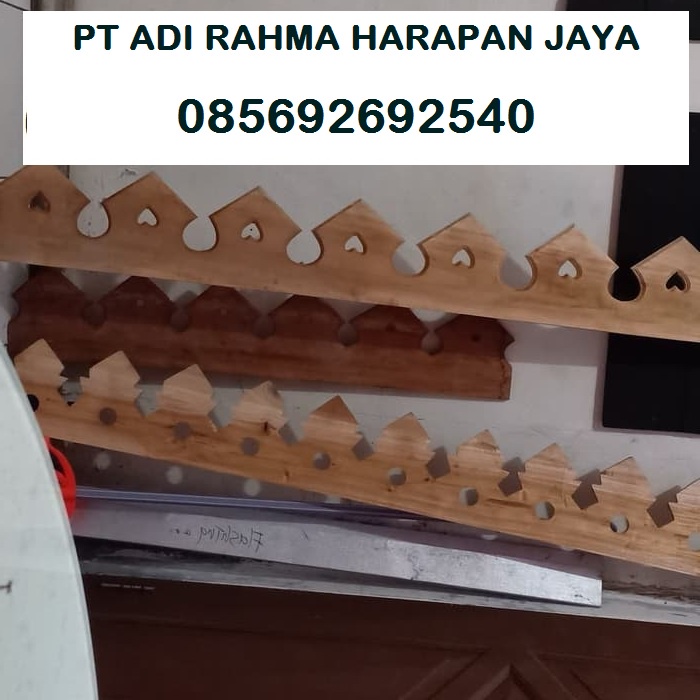 lisplang grc motif kayu harga