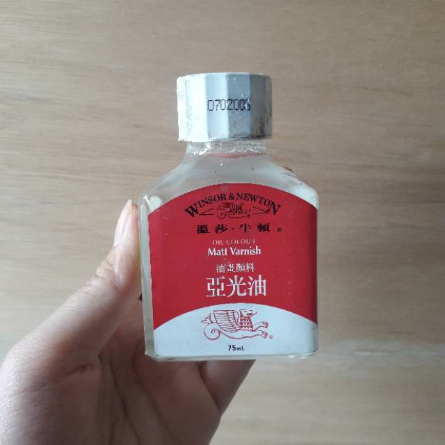 *LUAR JAWA WAJIB PAKAI JNE* Winsor &amp; Newton China Gloss &amp; Matt Varnish 75ml