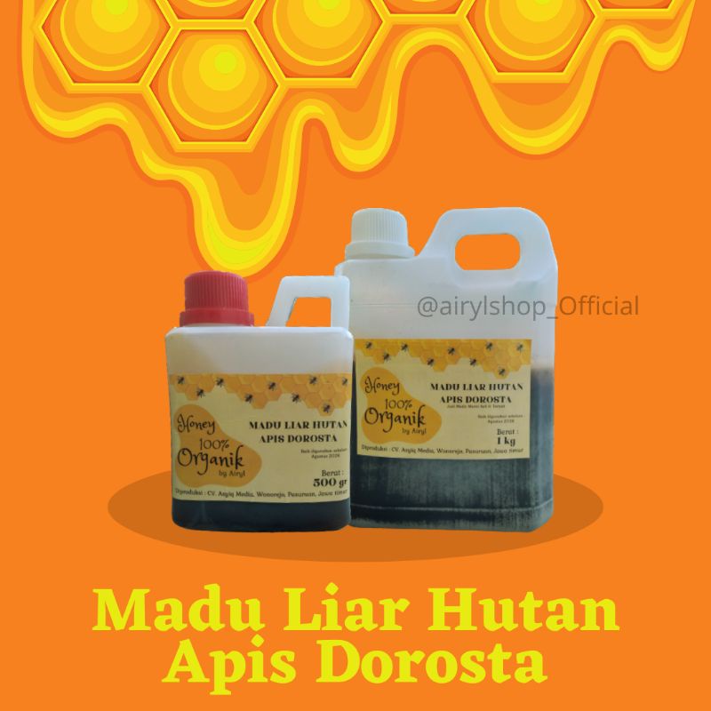 

(COD) MADU LIAR HUTAN ASLI APIS DORSATA || BERSERTIFIKAT UJI LABORATORIUM